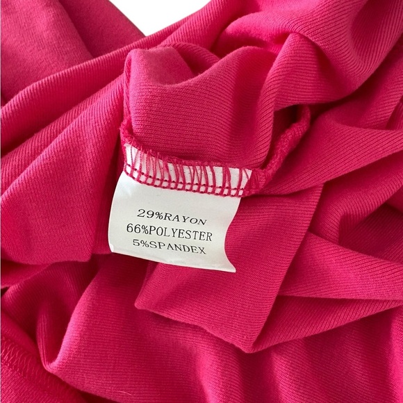 Elegant Pink Midi Dress - Picture 5 of 5